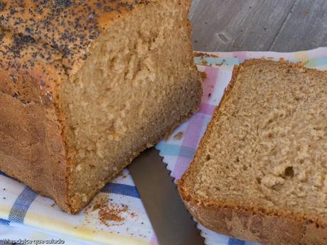 Pan de azúcar moreno a la cerveza negra.{Panificadora}