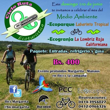 Bicimargarita invita a salidas ecoturísticas en bici profondos de la travesía Margarita - Manaos