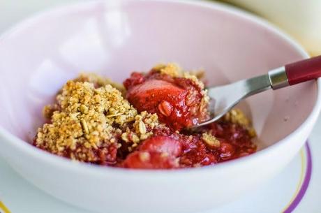 CRUMBLE DE FRESAS