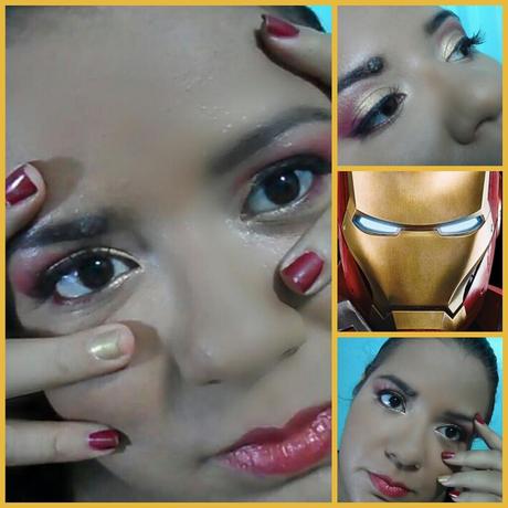Maquillaje inspirado en Iron Man (Colab. Superhéroes)