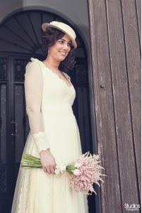 Novias con canotiers