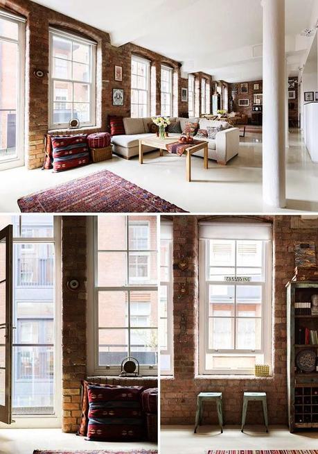 Un piso diáfano cálido y acogedor