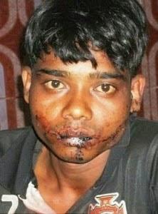 Se cortó la lengua en honor a su Dios