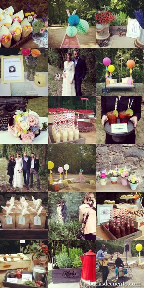 Instafinde #01: Una boda íntima en el bosque Organización y diseño: Bodas de Cuento, Boda en el bosque www.bodasdecuento.com