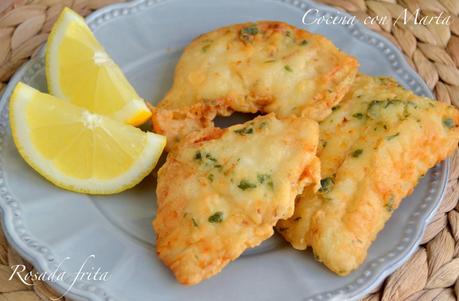 Rosada frita o la plancha. Recata casera, fácil y rápida.