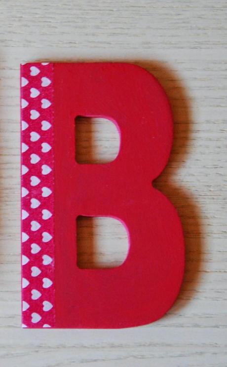 DIY: Iniciales de lana y washi tape