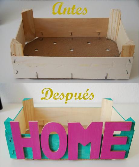 DIY Caja de madera reciclada