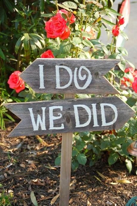 Señaliza los rincones de tu boda