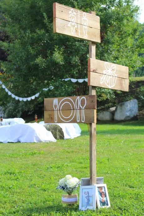 Señaliza los rincones de tu boda