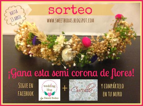 Sorteo semi corona de flores