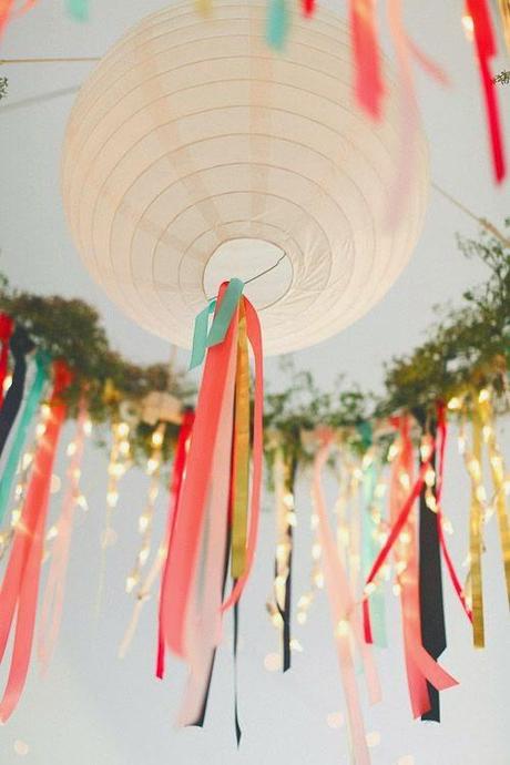 Decoración colgante en tu boda