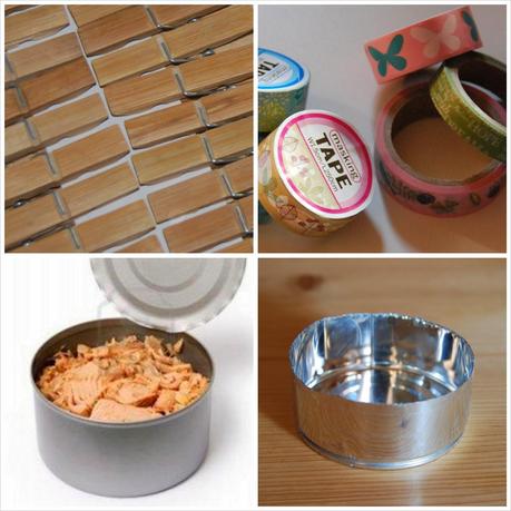 Deco idea: Macetero con pinzas de tender