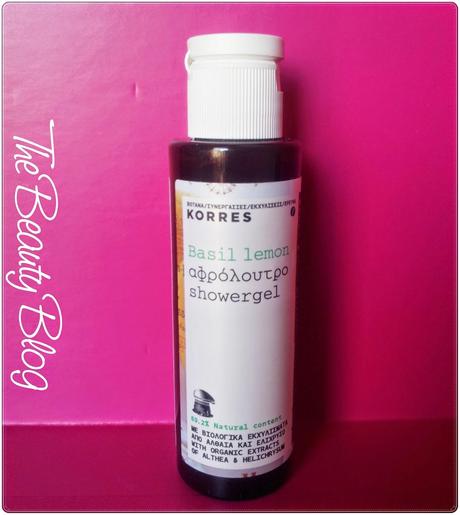 KORRES GEL DE DUCHA ALBAHACA Y LIMON