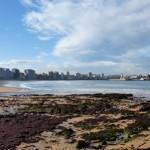 Gijón, paralelo al mar