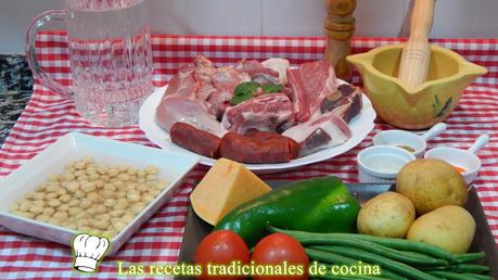 Receta del cocido o puchero Andaluz