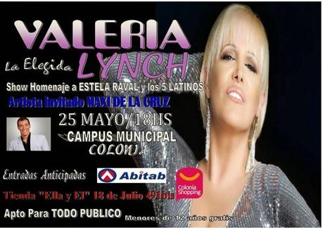 LA ELEGIDA Valeria Lynch en Colonia del Sacramento