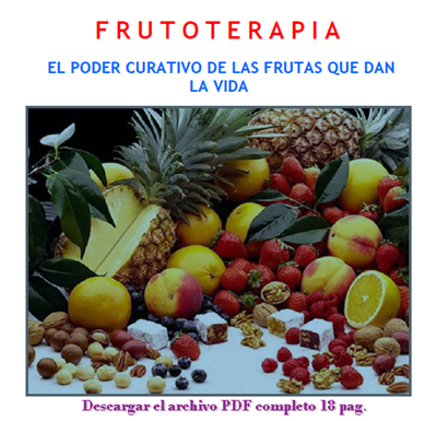 Terapia con frutas - Frutoterapia Comerlas bien previene enfermedades como el cáncer