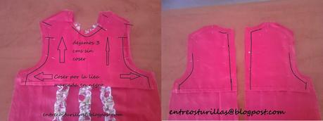 TUTORIAL VESTIDO TRAPECIO 3: COSER FORRO, COSTADOS Y DOBLADILLOS