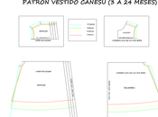 Como hacer ropa bebe vestido niñas (patrón gratis meses)