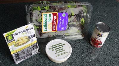 Ensalda de Tofu y remolacha Ensalda de Tofu