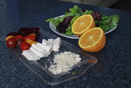 Ensalda de Tofu y remolacha Ensalda de tofu