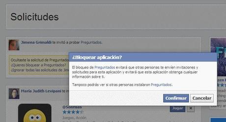 Cómo eliminar y bloquear invitaciones a juegos en Facebook