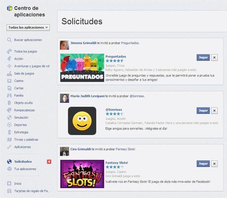 Cómo eliminar y bloquear invitaciones a juegos en Facebook