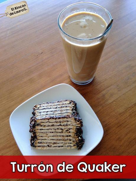 Turrón de Quaker; Turrón de avena; Postre de galletas crackers con chocolate y avena. Nugatón. Torta de Criollitas.