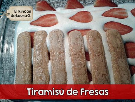 Tiramisu de Fresas • Tiramisu de Frutillas