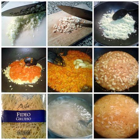 Sopa Siciliana (Sopa de Tomate con Fabes y Pasta)