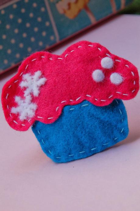 Cupcakes de fieltro Cupcakes de fieltro
