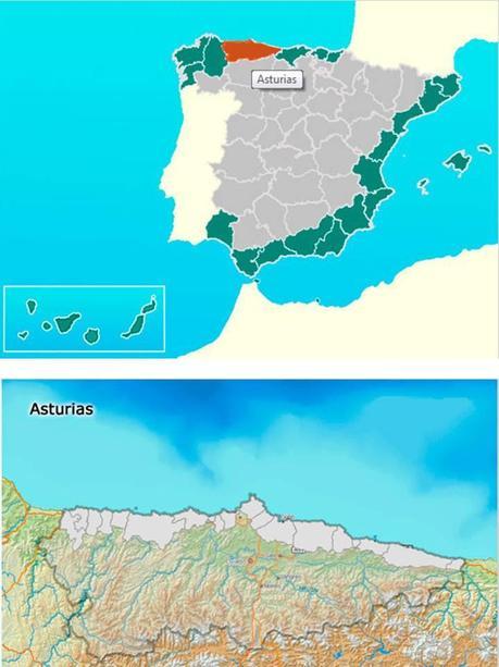 mapa de asturias