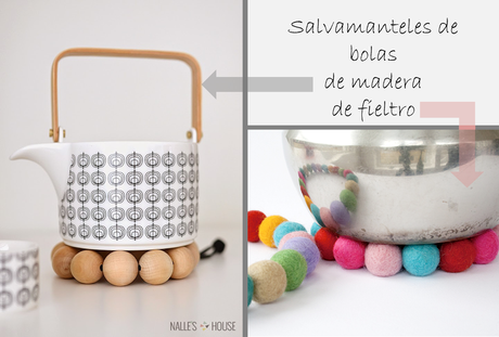 SALVAMANTELES..... CON BOLAS DE MADERA O BOLAS DE FIELTRO ?