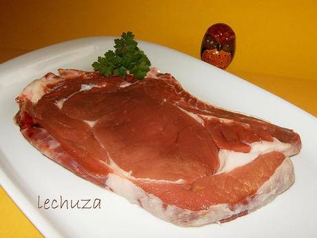 Chuletón de ternera-cruda
