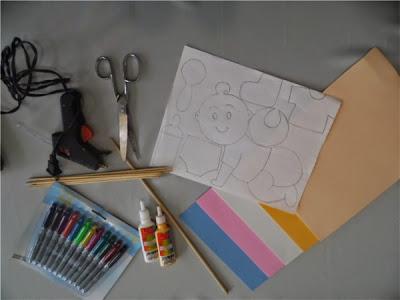 centro de mesa para baby shower