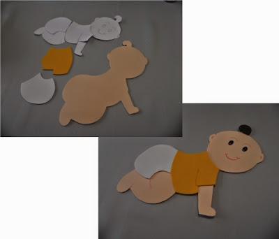 centro de mesa para baby shower