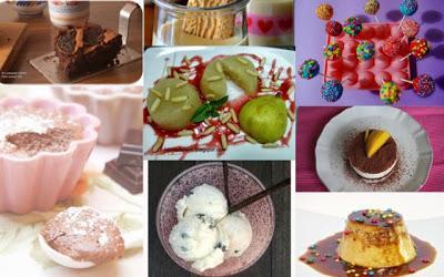 Opciones para acompañar con el pastel postres