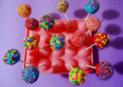 Opciones para acompañar con el pastel cakepops