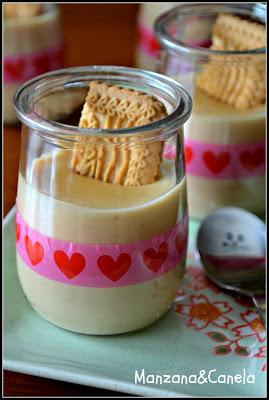 Opciones para acompañar con el pastel natillas de galleta