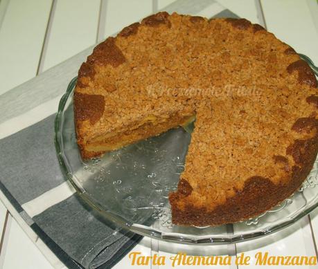 Streuselkuchen o Pastel Aleman de Manzana