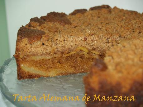Streuselkuchen o Pastel Aleman de Manzana