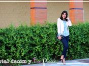 Look con... Total denim rosa pastel