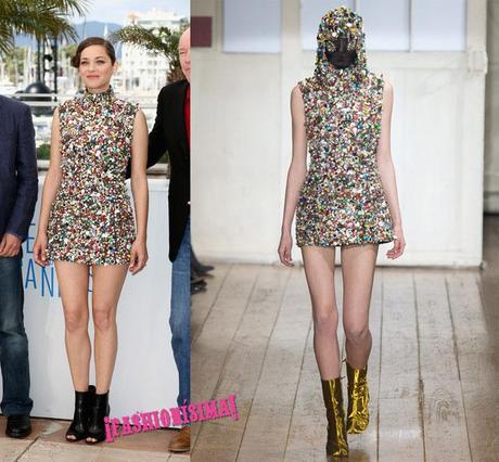 marion cotillard maison martin margiela cannes 2014