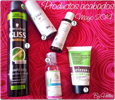 Productos acabados Mayo 2014