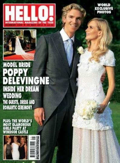 Poppy y Cara Delevingne, novia y dama de honor de blanco y de Chanel