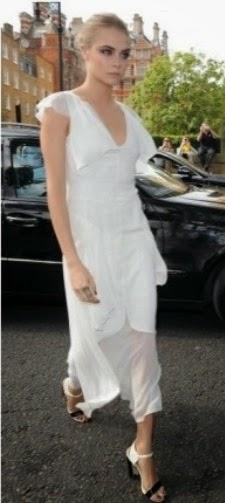 Poppy y Cara Delevingne, novia y dama de honor de blanco y de Chanel