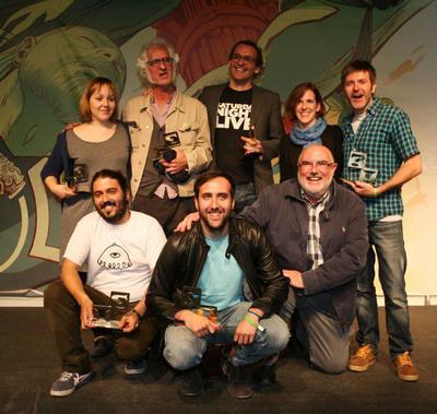 106.000 visitantes y ganadores del 32º Salón del Cómic de Barcelona Premiados 32 Salon comic barcelona