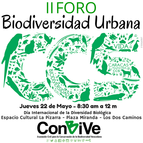 II Foro Biodiversidad Urbana, Caracas 22 de Mayo de 2014