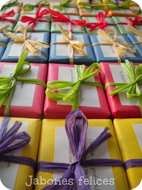 Jabones felices de boda