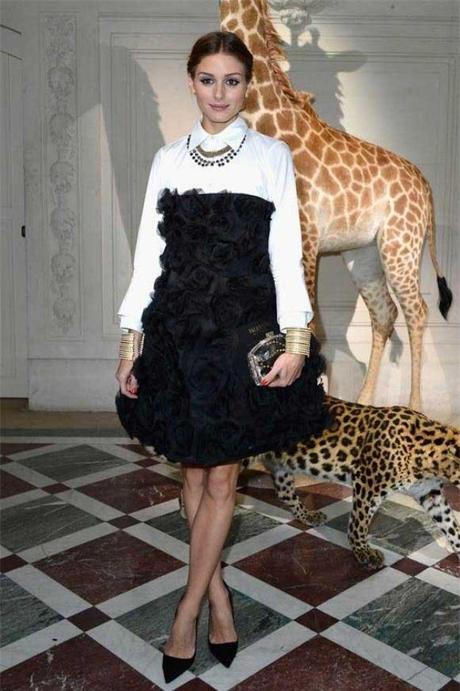 LRG Magazine - Camisa & Falda - Olivia Palermo PFW Valentino LRG Magazine - Camisa & Falda - Olivia Palermo PFW Valentino